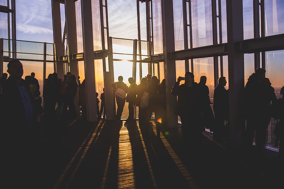 view, high, building, human, people, activity, group of people HD wallpaper
