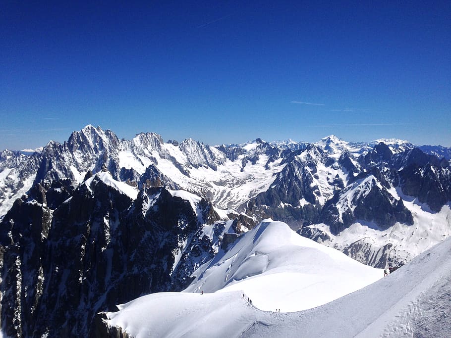 france, chamonix, aiguille du midi, alps, french alps, 4000m, HD wallpaper