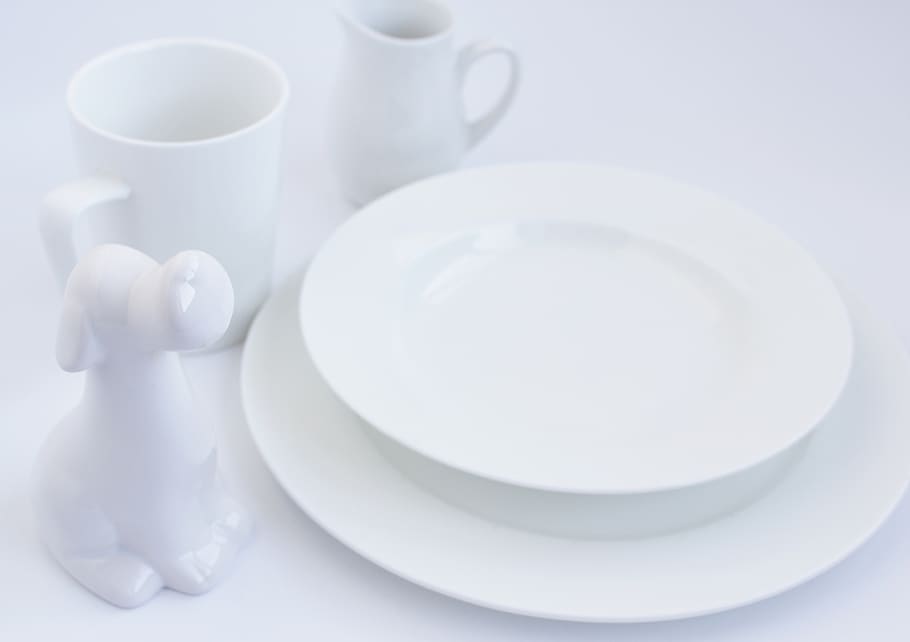 tableware, plate, lunch, canteen, dish, kitchen, ceramics, restaurant HD wallpaper