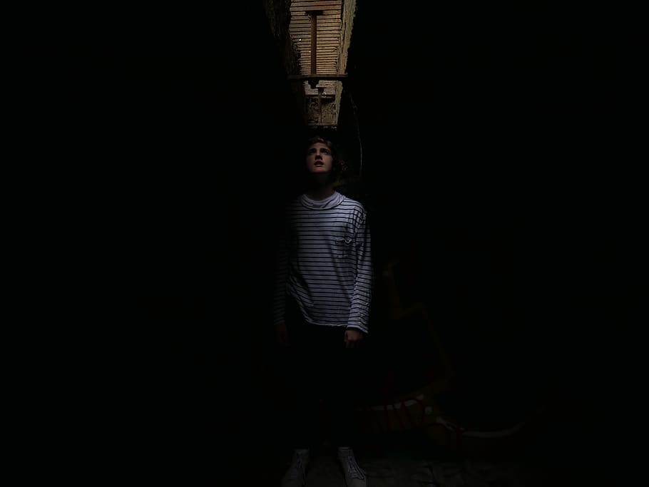 drain, darkness, portrait, one person, full length, standing HD wallpaper