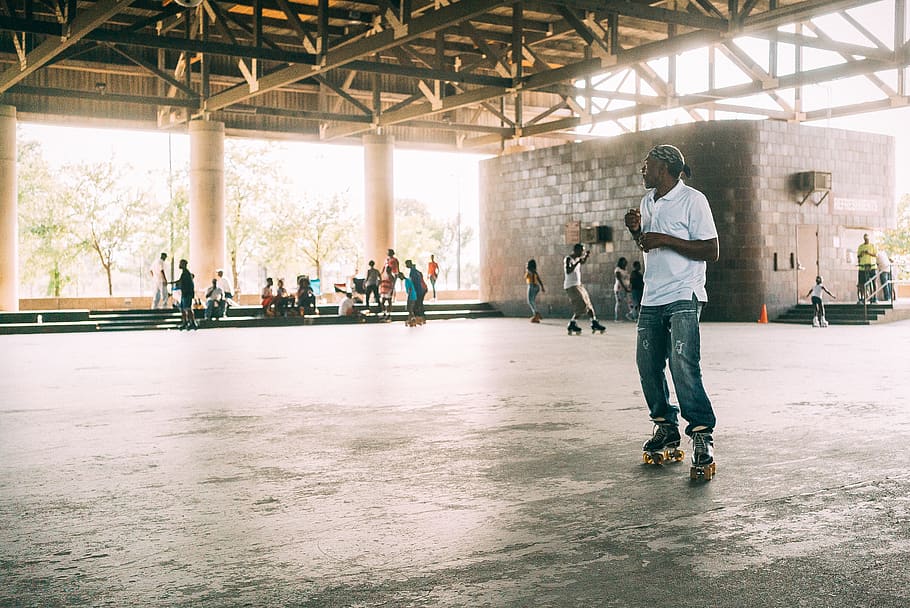 A roller skating crew., anacostia, diversity, united states, washington HD wallpaper