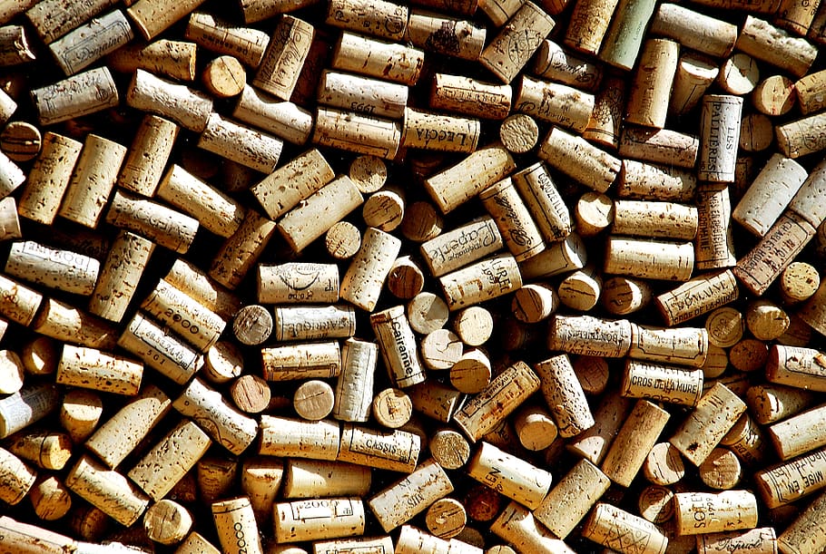 wine, corks, large group of objects, backgrounds, full frame HD wallpaper