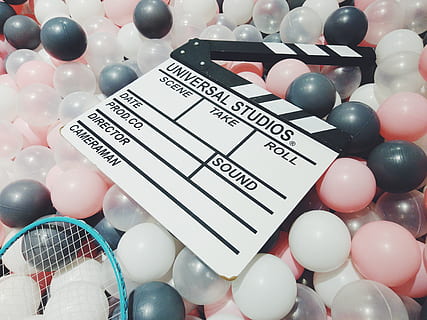 Universal Studio clapboard, ball, nan mian li san xiang, guangzhou shi HD wallpaper