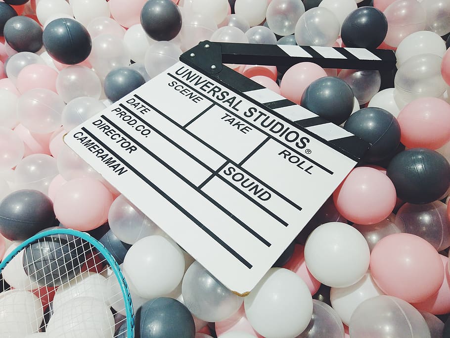 Universal Studio clapboard, ball, nan mian li san xiang, guangzhou shi HD wallpaper