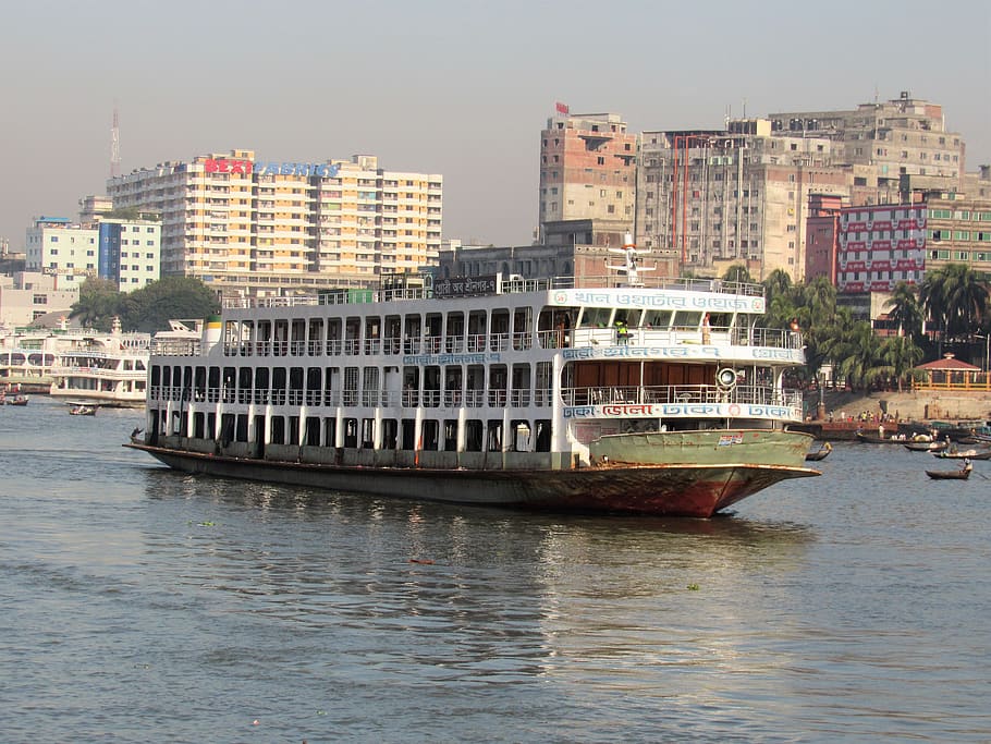 launch, water, waterways, river, nautical vessel, transportation HD wallpaper
