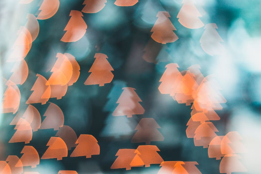 Bokeh Photography of Orange Lights, blur, colors, design, pattern HD wallpaper