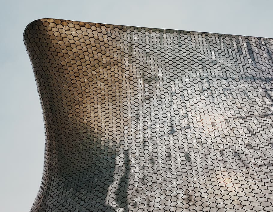 curved building, no people, pattern, sky, close-up, day, nature HD wallpaper