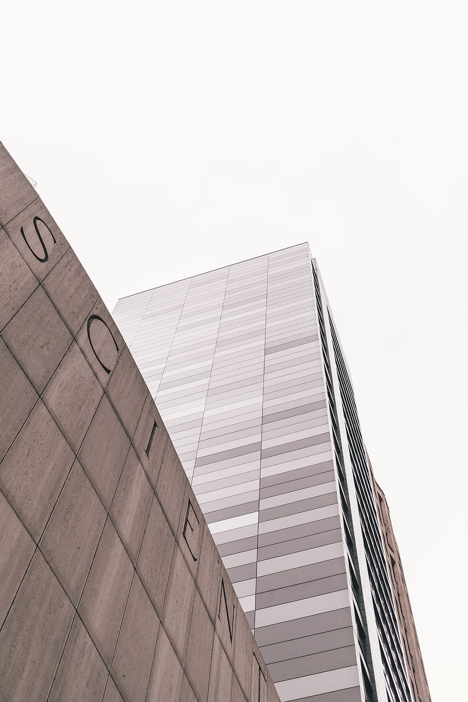 Low Angle View Of High-rise Building, architecture, perspective HD wallpaper