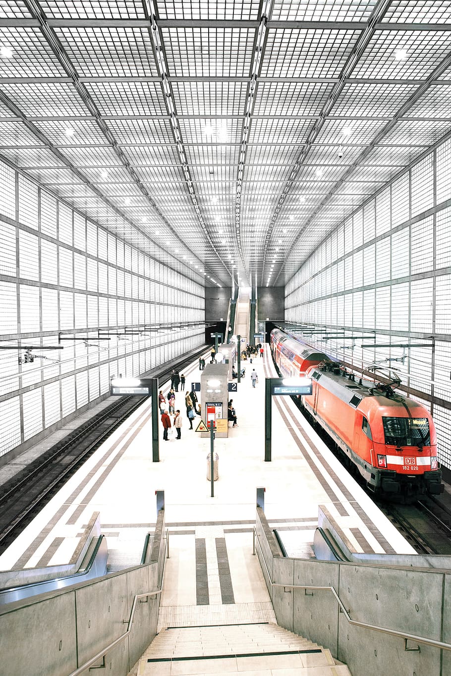 architecture, building, leipzig, germany, europe, train, trainstation HD wallpaper