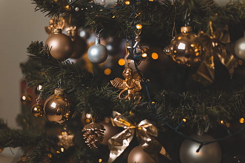 Close-Up Photo of Christmas Ornaments, balls, blur, bright, celebration HD wallpaper