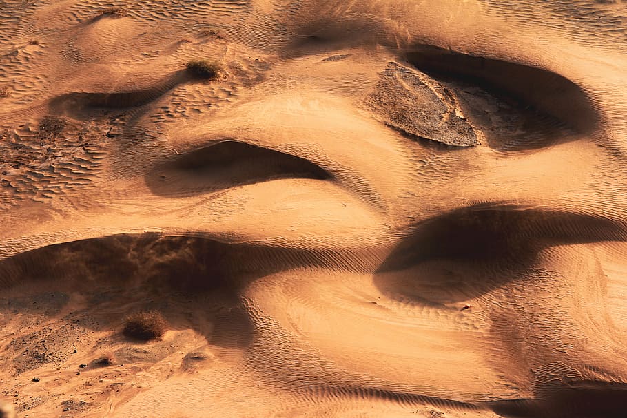 brown sand formation, no people, full frame, landscape, pattern HD wallpaper