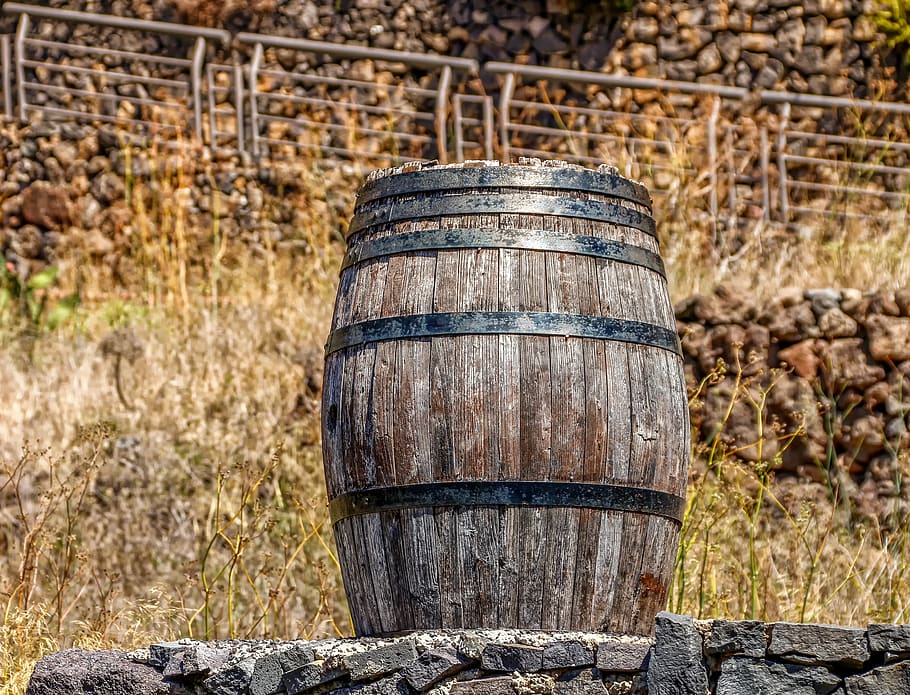 barrel, wooden barrels, wine barrel, storage, old, container, HD wallpaper