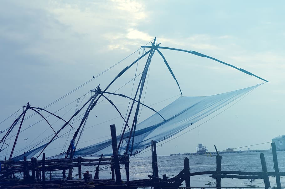 Commercial fishing nets 1080P, 2K, 4K, 5K HD wallpapers free