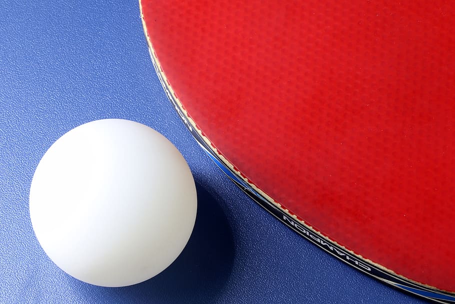 table tennis, ping-pong ball, games, sport, hobby, racket, leisure, HD wallpaper