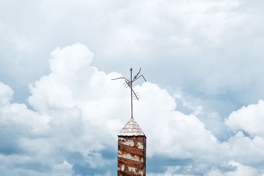 wind direction, tower, aerial, chimney, minimal, sky, cloud, structure HD wallpaper