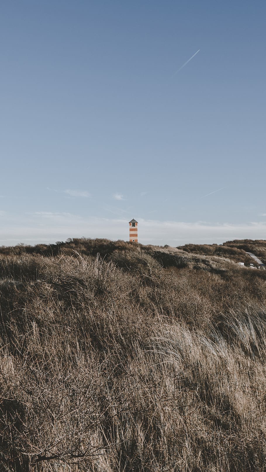 white and red lighthouse tower, building, architecture, beacon HD wallpaper