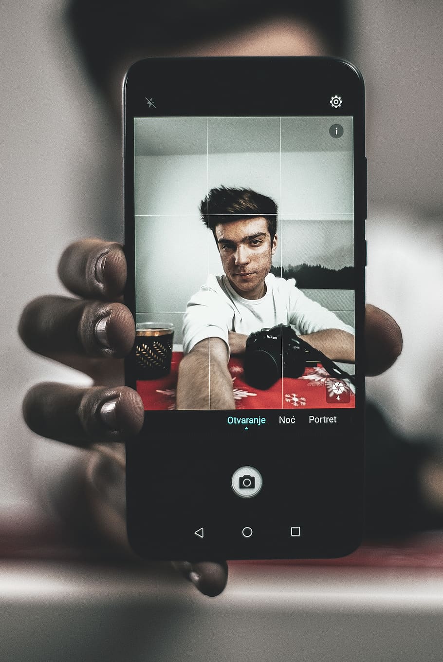 phone, people, lights, technology, wireless technology, communication HD wallpaper