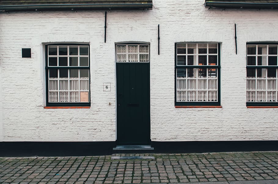 front door, building, architecture, house, entrance, home, residential HD wallpaper