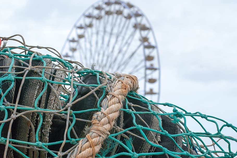 great, wheel, net, fishing, no people, rope, sky, day, nature