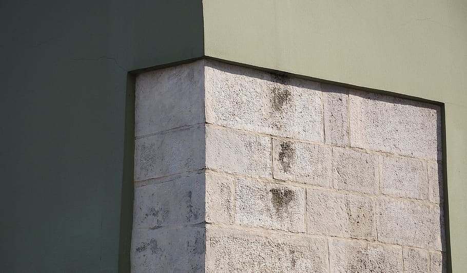 poland, kraków, wall, brick, shadow, building, built structure HD wallpaper
