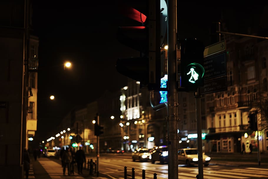 Photo of Traffic Signs, architecture, blur, bokeh, building, business HD wallpaper