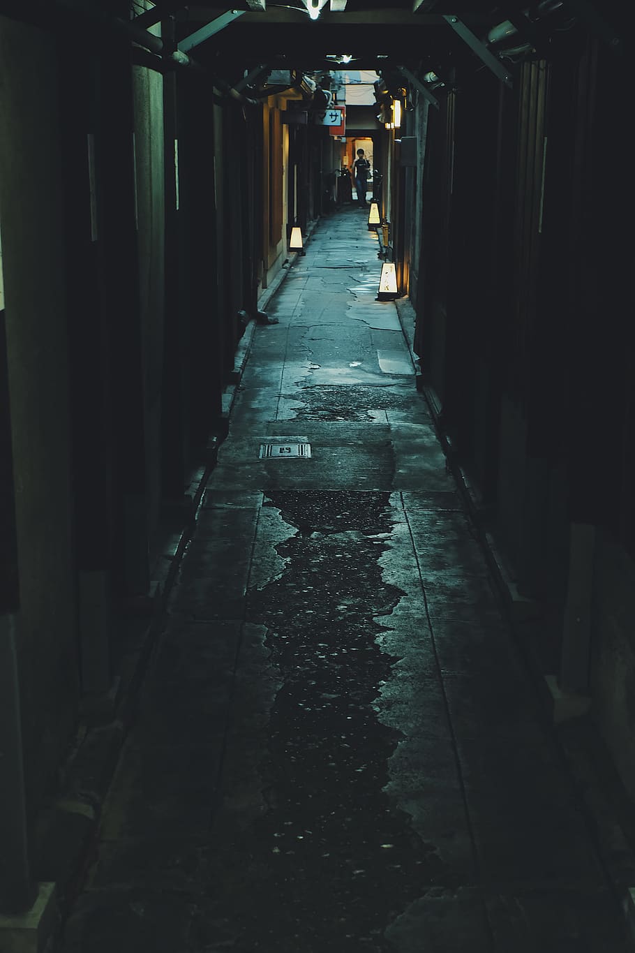 black concrete hallway, direction, architecture, the way forward HD wallpaper