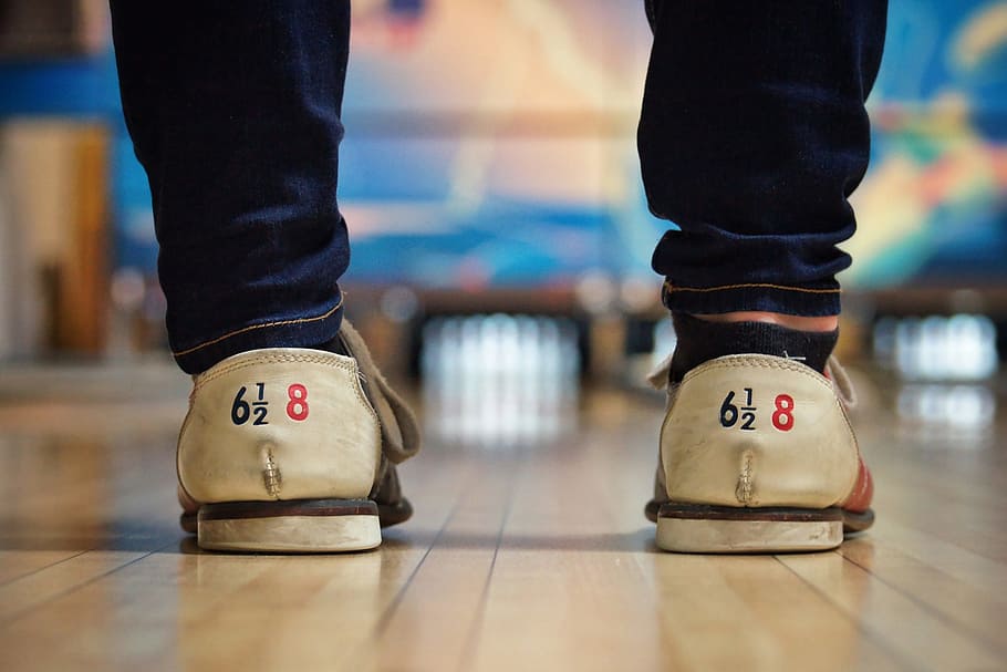 Bowling Shoes, various, ball, low section, indoors, body part HD wallpaper