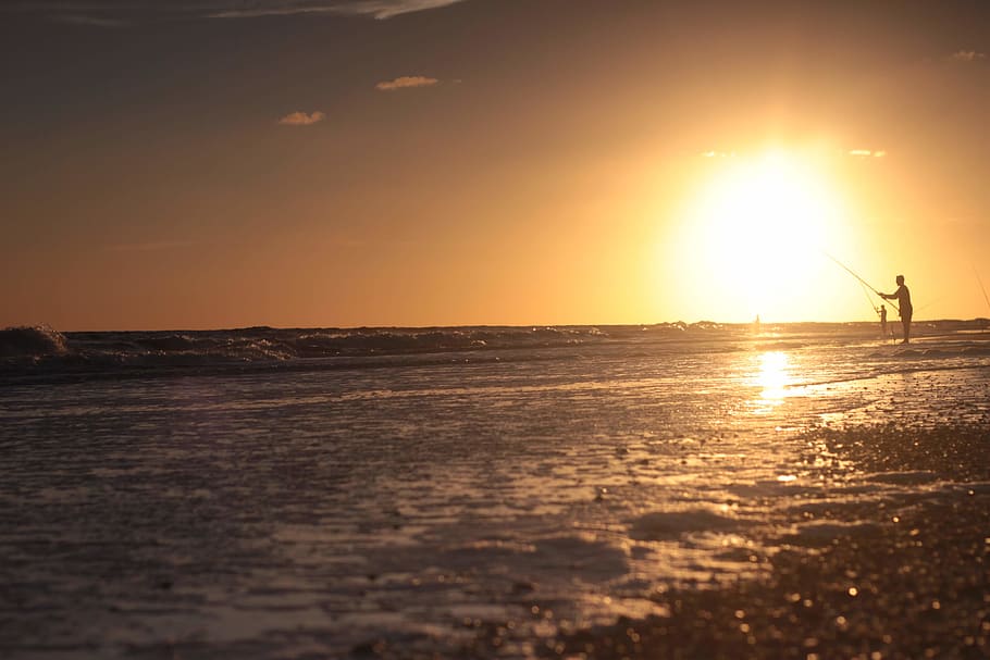 nature, outdoors, light, flare, sunlight, person, human, sunset HD wallpaper