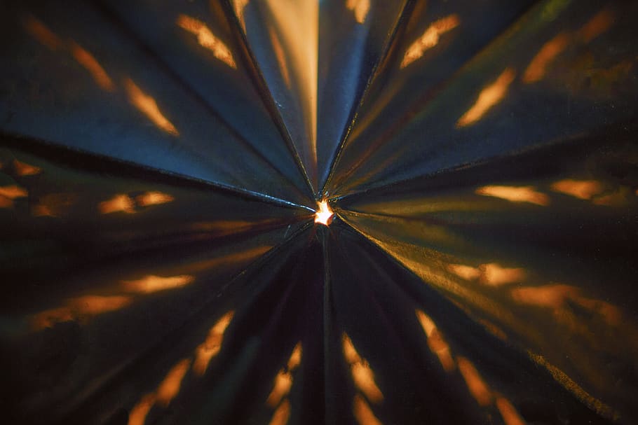 ornament, lighting, pattern, fire, fractal, crystal, purple HD wallpaper