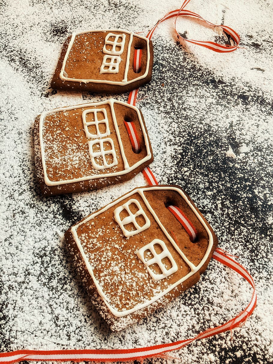 gingerbread, cookie, cookies, pastry, sweet, december, in the tradition of the HD wallpaper