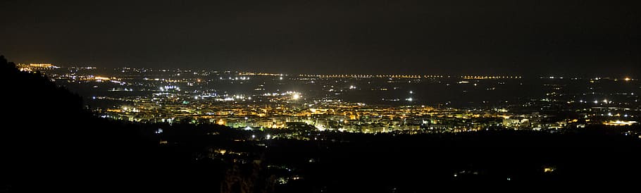 fasano, city view, night, italy, apulia, elia clerici, building exterior HD wallpaper