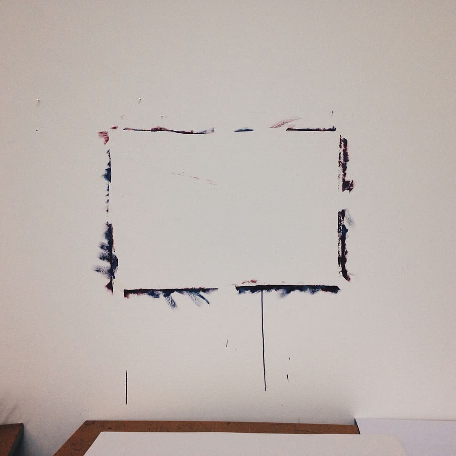 wall, art, void, empty, paint, wall - building feature, no people HD wallpaper