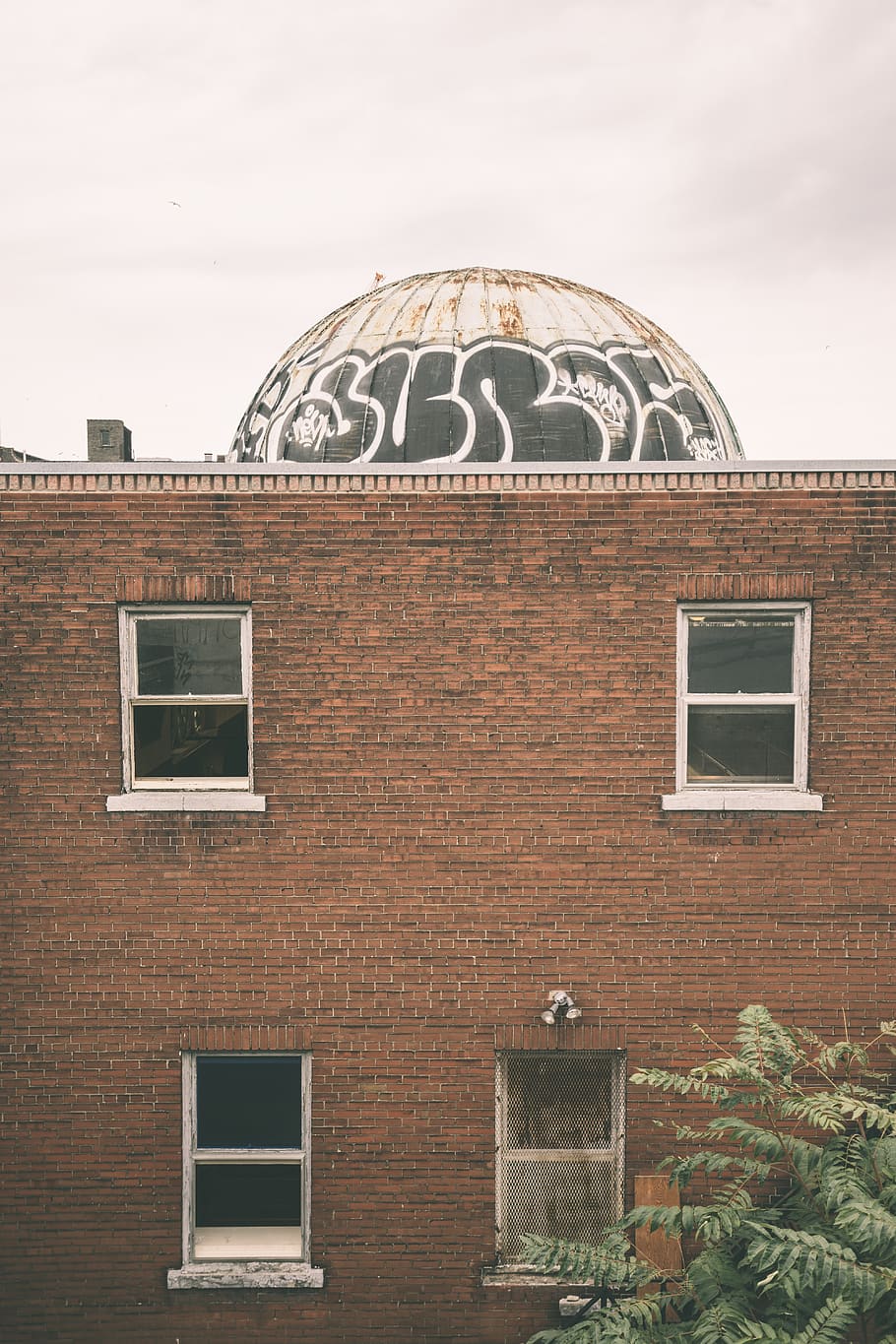architecture, building, dome, planetarium, brick, toronto, canada HD wallpaper