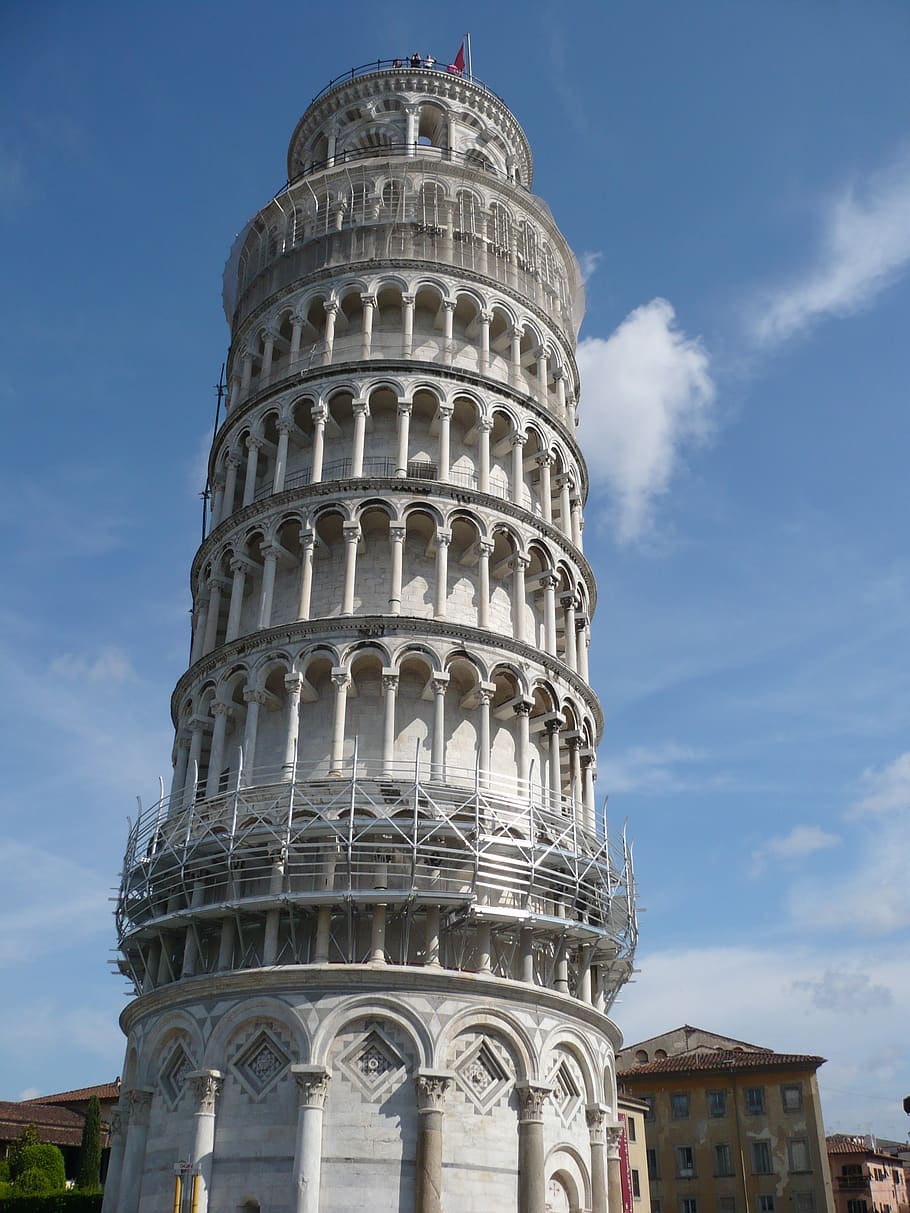 architecture, old, pisa, historically, city, tower, built structure HD wallpaper