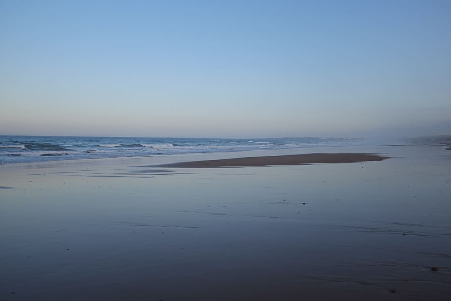 beach, spain, wave, water, scenics - nature, sky, tranquility HD wallpaper