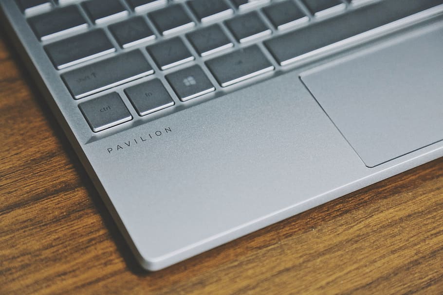gray laptop computer, technology, wireless technology, keyboard HD wallpaper