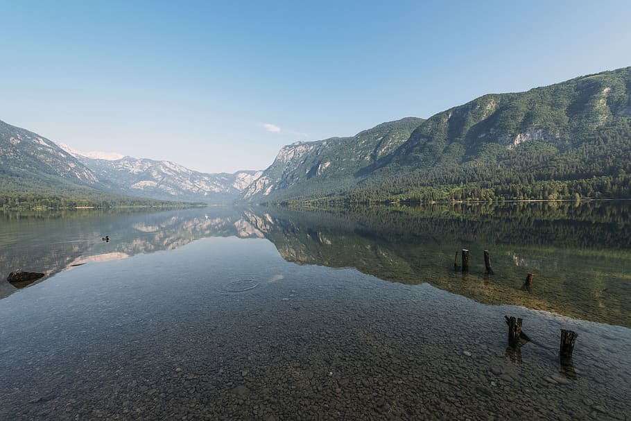 nature, landscape, reflection, travel, adventure, mountain HD wallpaper
