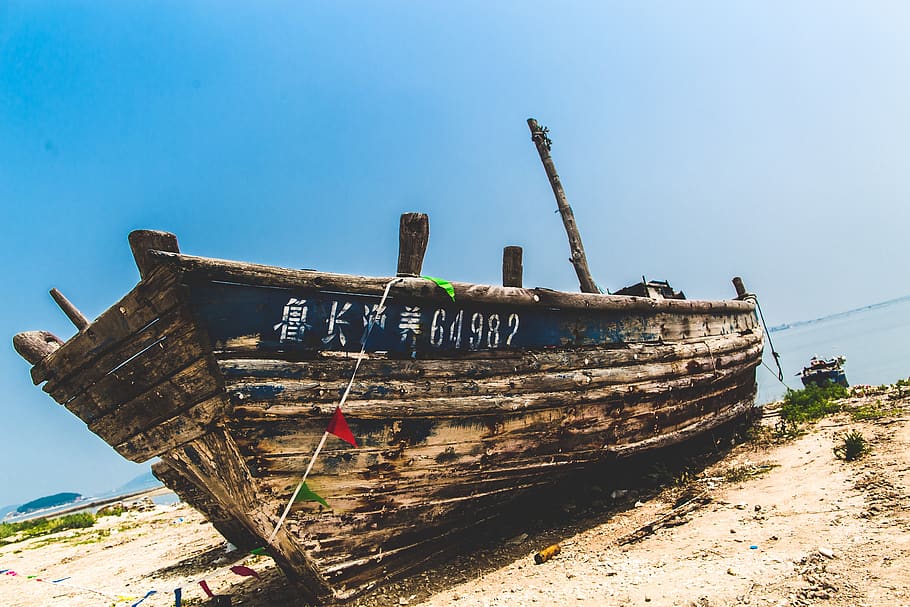 ship, nautical vessel, sky, mode of transportation, nature HD wallpaper