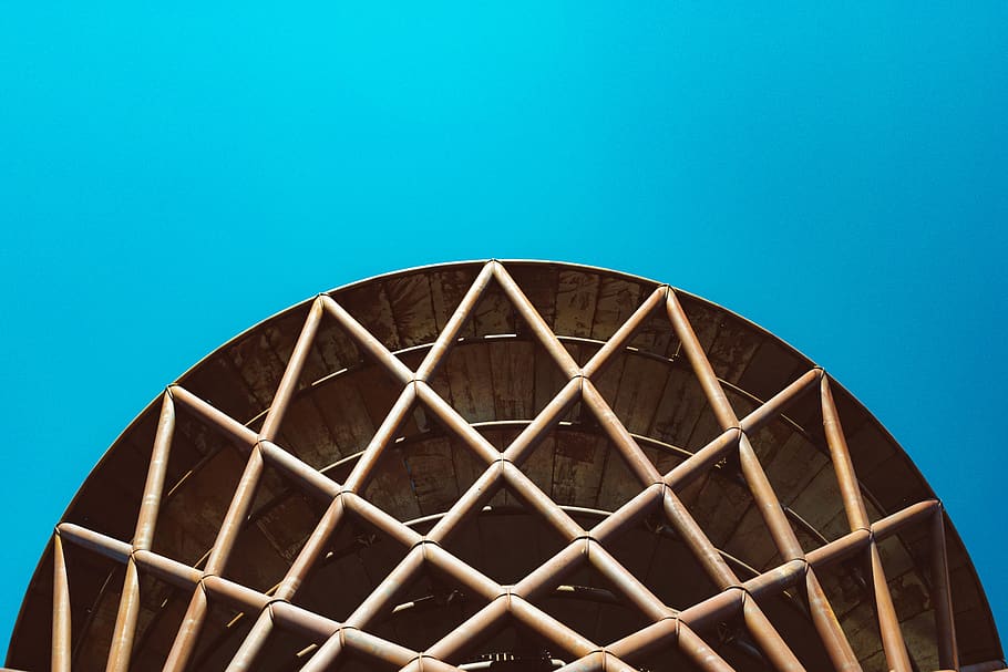 brown and black illustration, built structure, architecture, sky HD wallpaper