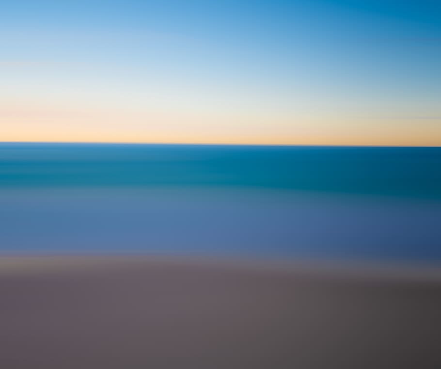 blue sea, horizon, scenics - nature, sky, horizon over water HD wallpaper