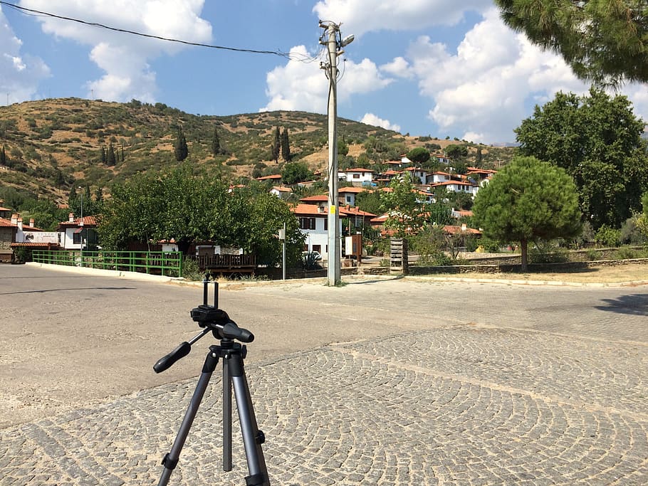 turkey, birgi, bridge, house, tripod, izmir, trees, village HD wallpaper