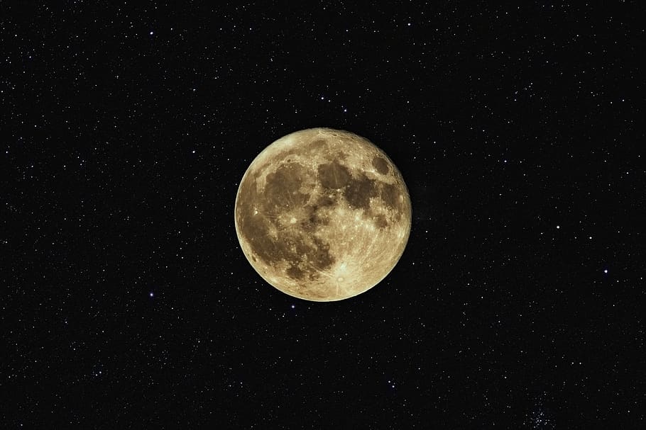 dark, moon, satellite, space, stars, galaxy, night, sky, astronomy HD wallpaper