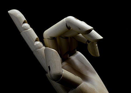 Left Index Finger, art, creative, dark, doll, figure, figurine HD wallpaper
