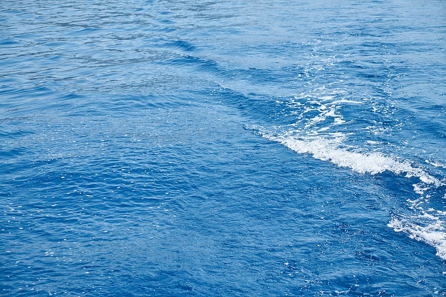marine, blue, texture, background, wave, foam, water, ocean, HD wallpaper