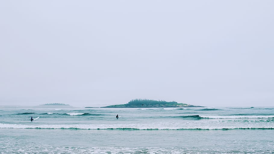 water, flow, wave, beach, shore, sea, blue, surfing, surfer HD wallpaper