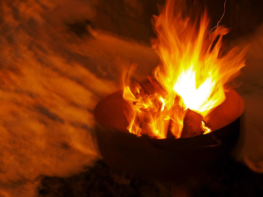 hot, fire, smoke, heat, warm, burning, flame, heat - temperature HD wallpaper