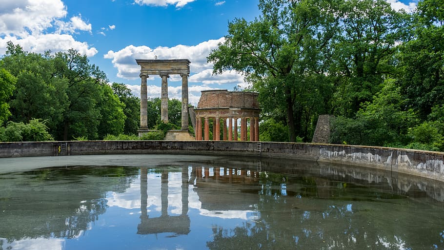 ruinenberg, potsdam, ruins, stone, architecture, antiquity HD wallpaper