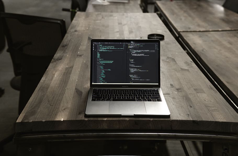 MacBook Pro, technology, no people, communication, wood - material HD wallpaper