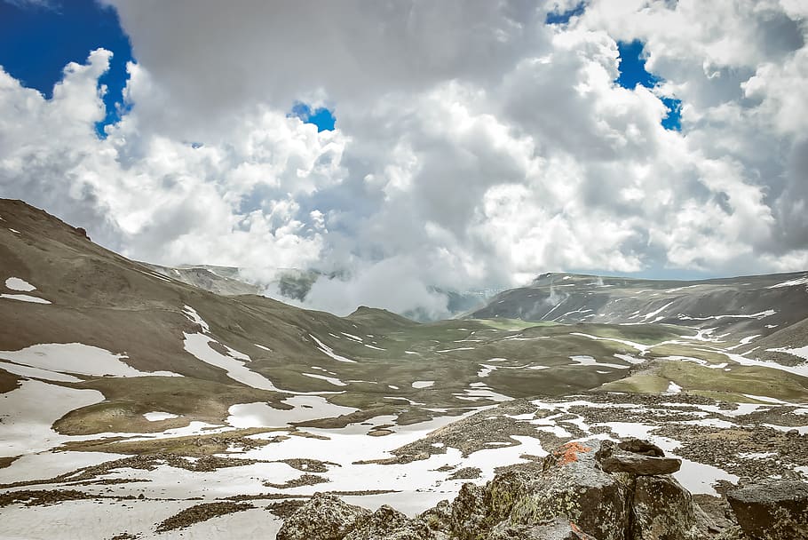 nature, outdoors, mountain range, plateau, scenery, land, slope HD wallpaper