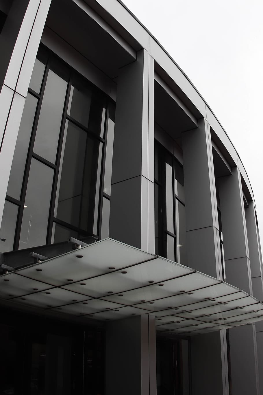 gray concrete building, architecture, built structure, building exterior HD wallpaper